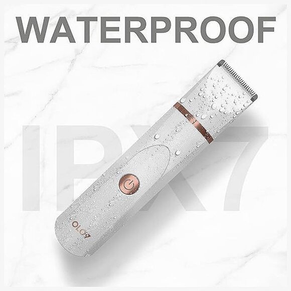 Electric Body Hair Trimmer - Groin Trimmer for Men - Bikini Trimmer Women White - Picture 6 of 7